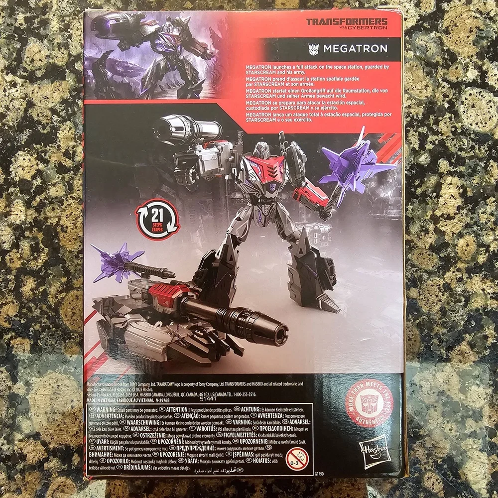 Transformers SS MTMTE Collection Megatron War for Cybertron Action Figure G1790‎